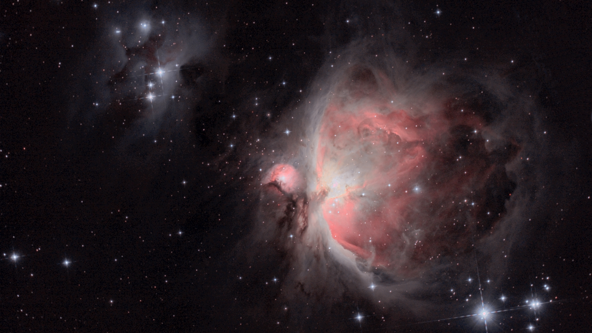 Orion and Running Man Nebula